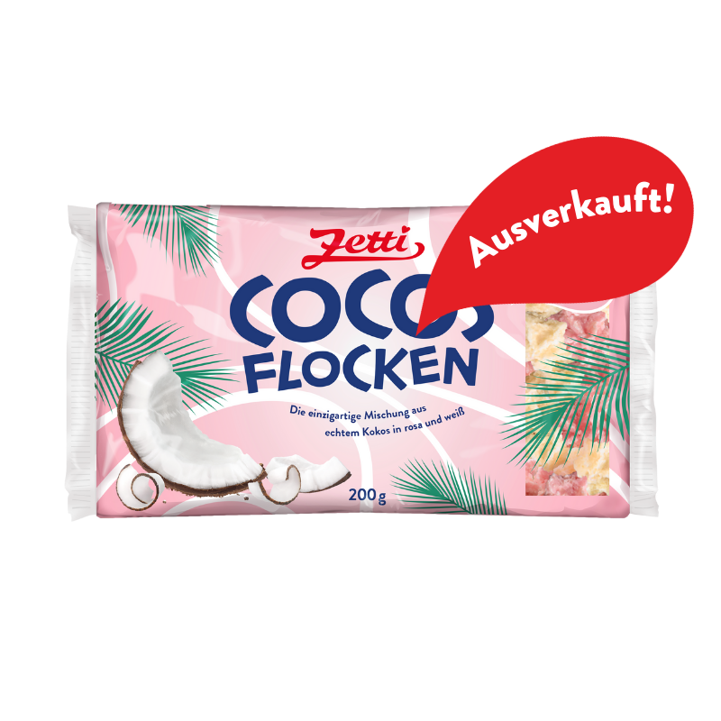 Zetti Cocosflocken rosa/weiß