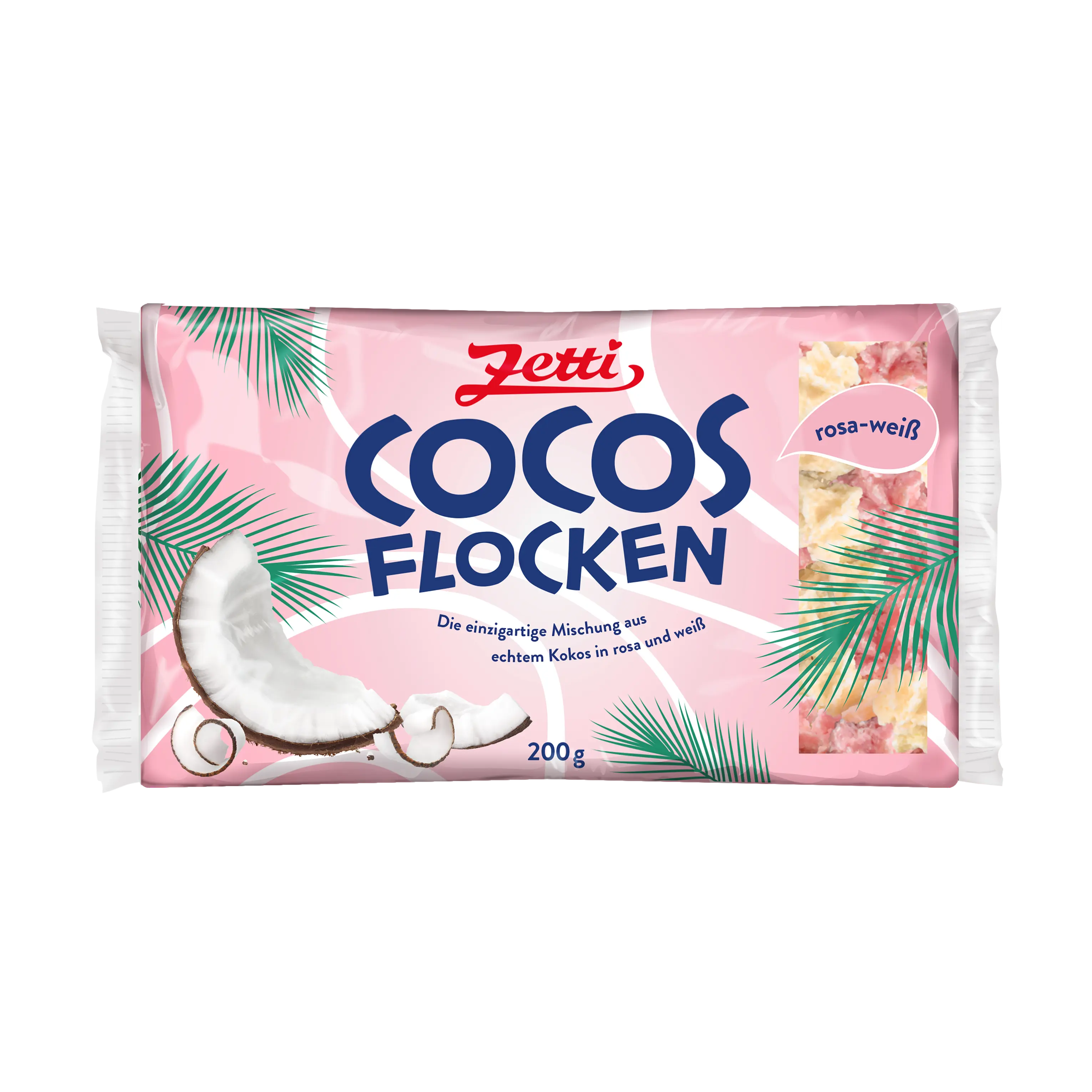 Zetti Cocosflocken rosa/weiß